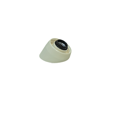 2230741WI Schroefrand 40W E27 schuin <br>wit (6st)