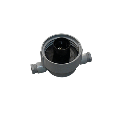2230823GS Kabelarmatuur 60W E27 2 x PG16 grijs (6st)