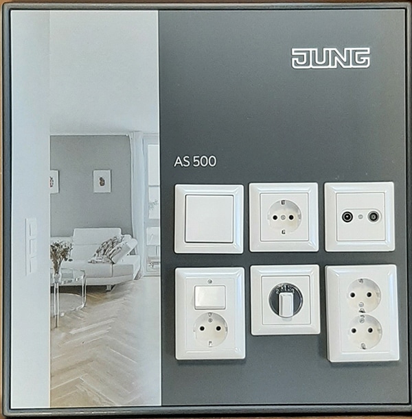 Monsterbord AS 500 voor woningbouw alpine wit