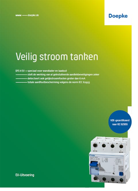 Aardlekschakelaar elektromobiliteit