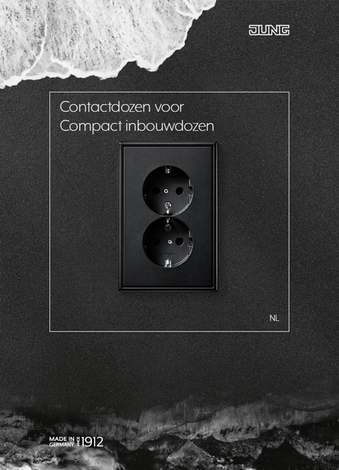 Contactdozen voor Compact inbouwdozen