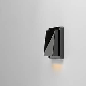 Plug & Light wandstraler zwart